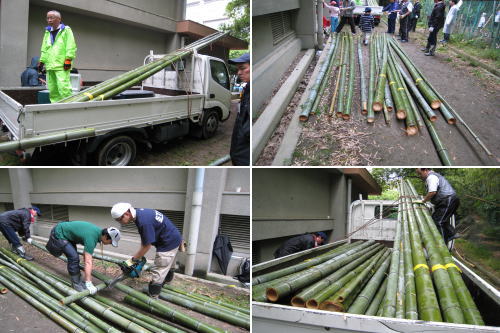 竹切り作業写真１３